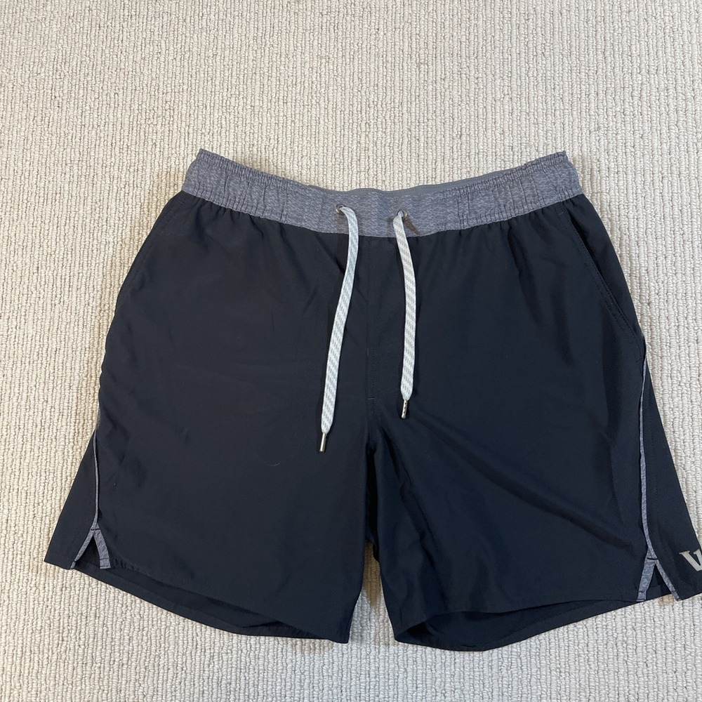 VUORI Men's Small* Black Trail Running Lined Athletic Shorts